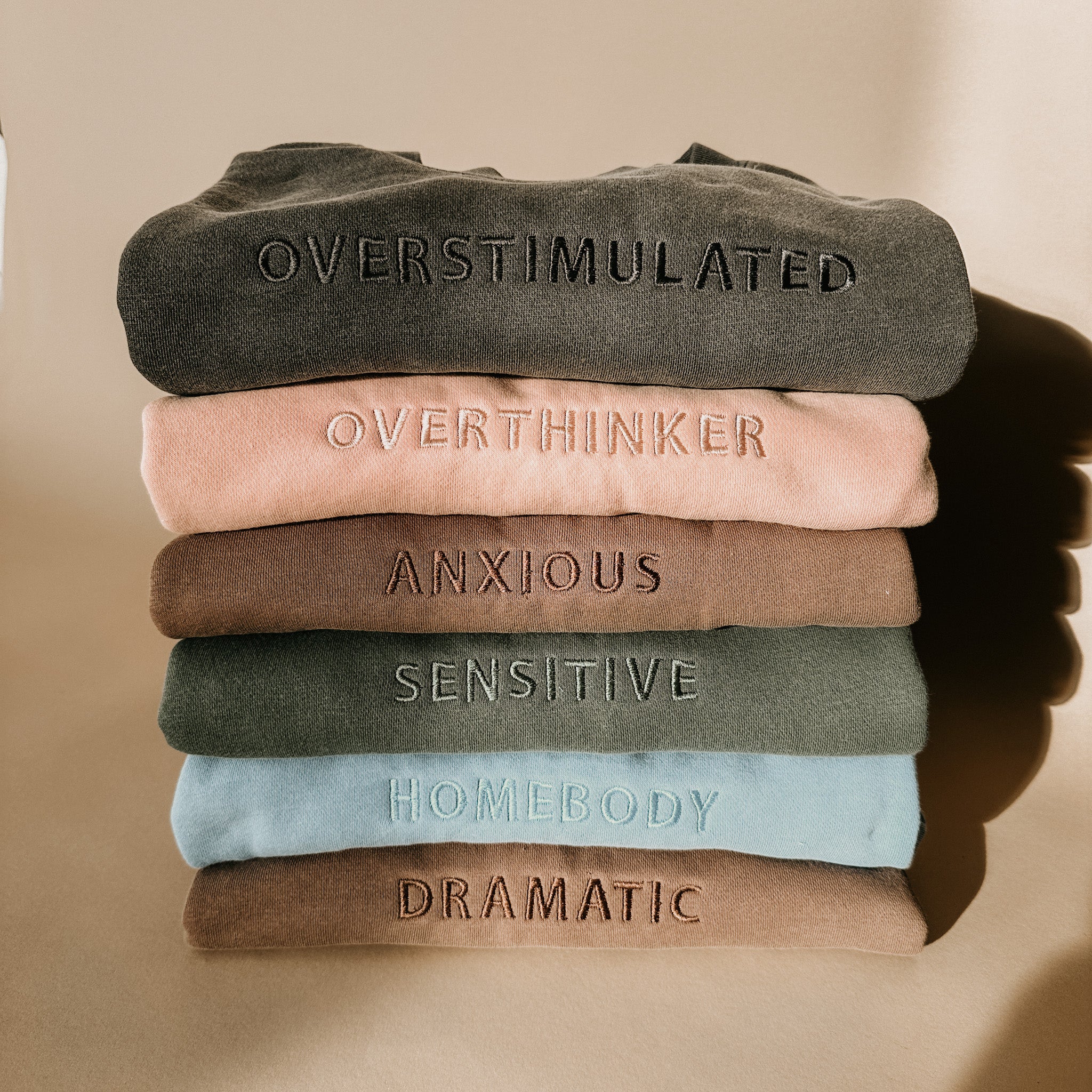 Mental Health Embroidered Sweatshirt