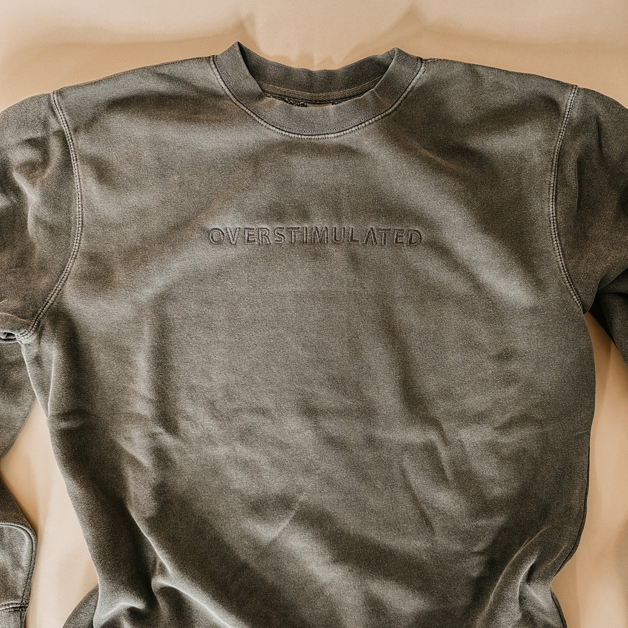 Mental Health Embroidered Sweatshirt