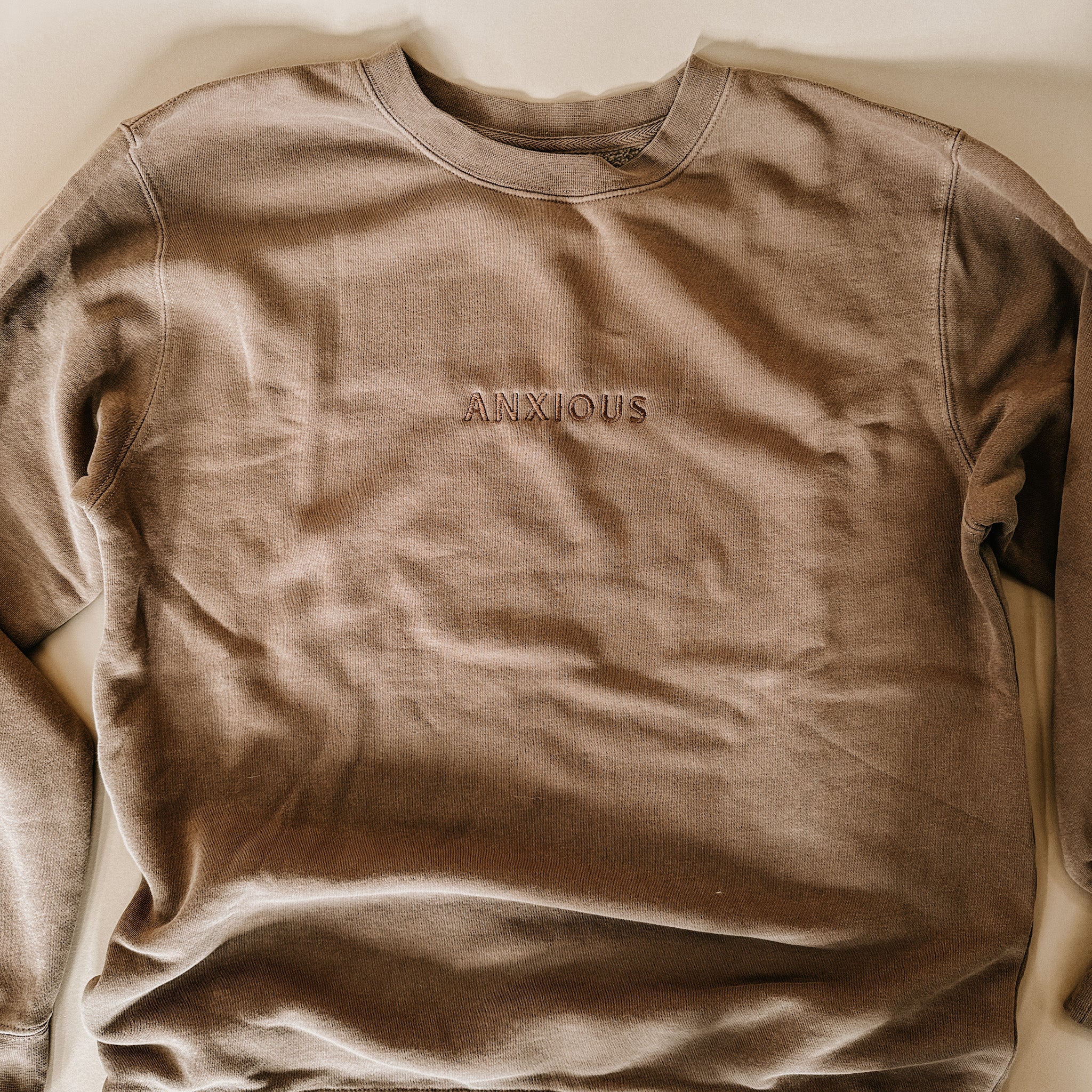 Mental Health Embroidered Sweatshirt