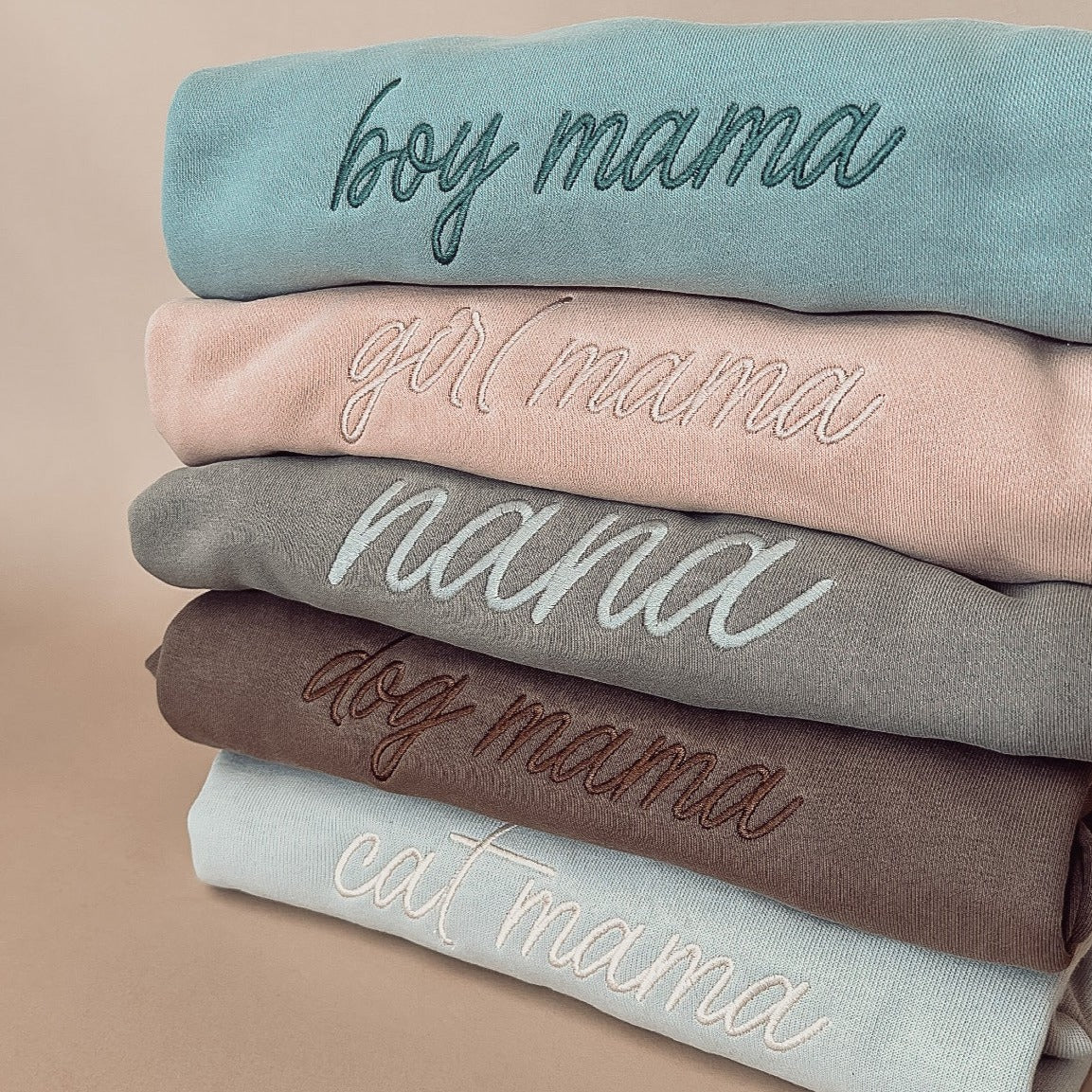 The Mama Crew Embroidered Sweatshirt