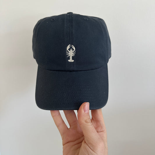 Lobster Embroidered Dad Cap