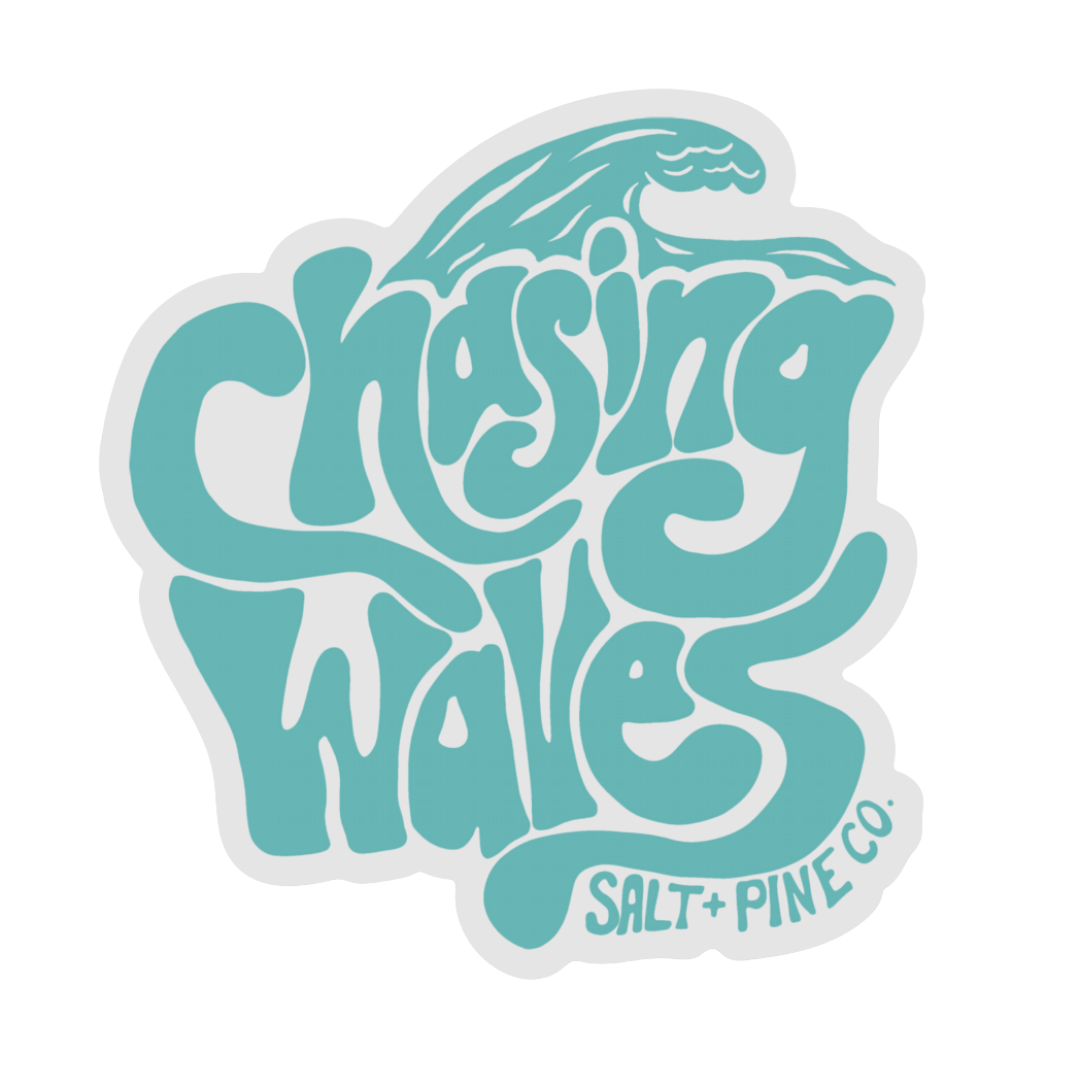Chasing Waves Sticker